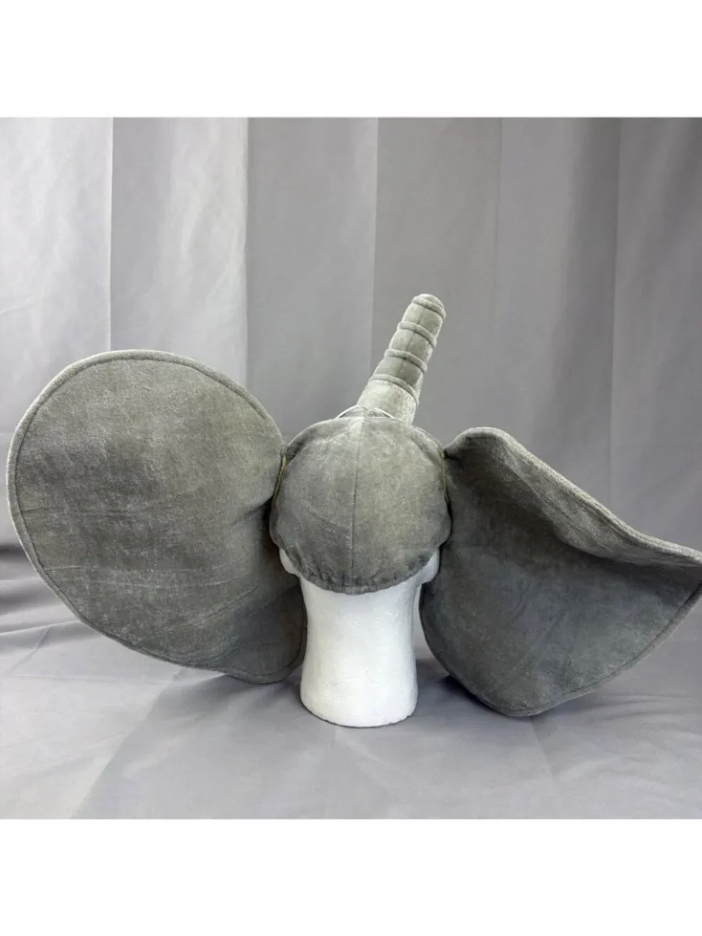 Adult Elephant Costume Ears Headband Trunk Masquerade Zoo Safari Dumbo Babar